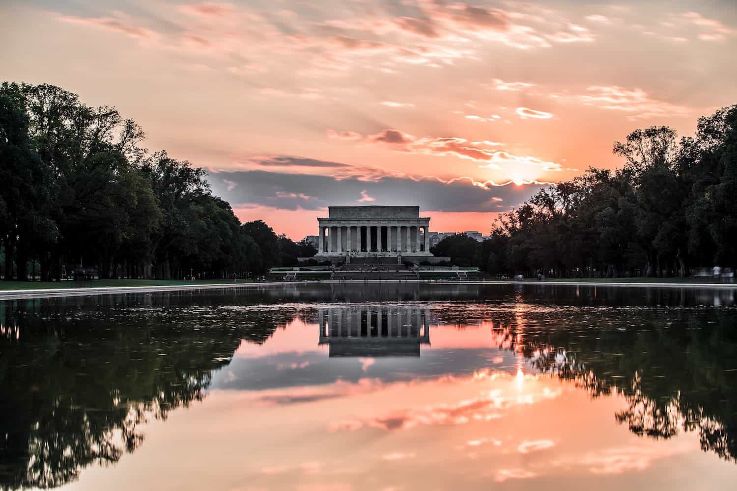 Washington DC in Summer Sunset