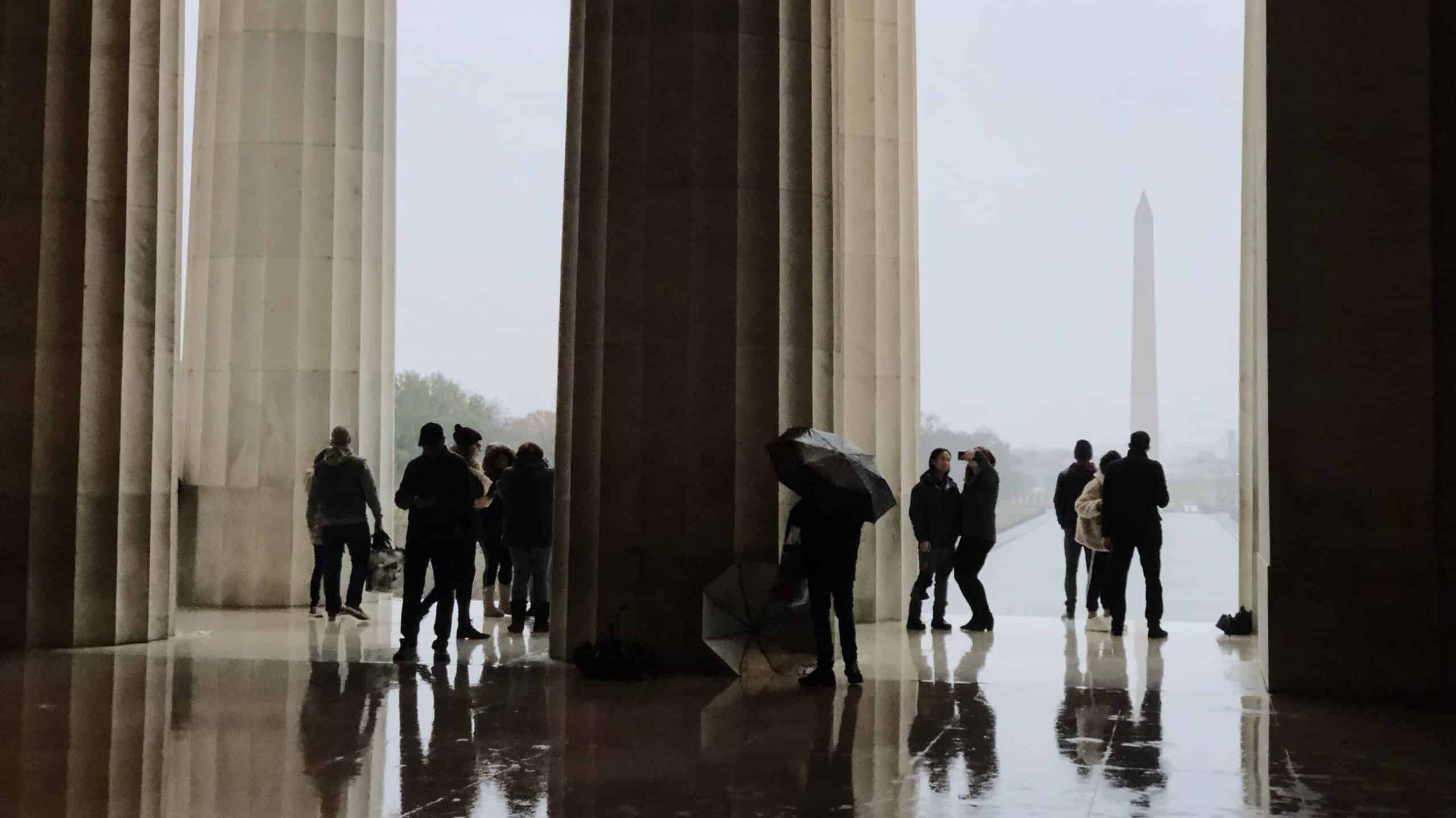 Washington DC in Rain