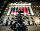 The Fearless Girl statue outside of the New York Stock Exchange (NYSE)